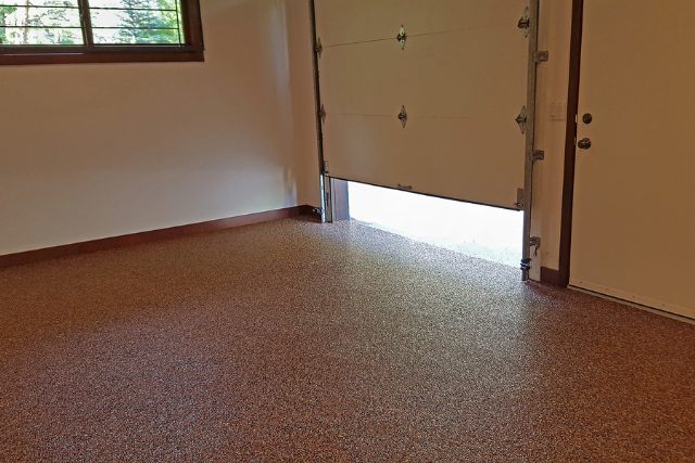 New Epoxy Stone Garage Floor Surface